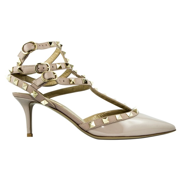 valentino heels beige